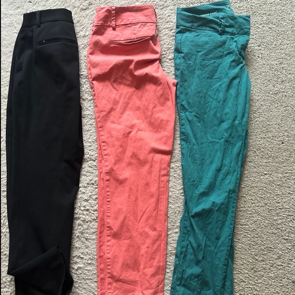 Sz 0 dress pant lot Express/Loft